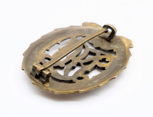DRL Sportabzeichen Bronze – Hersteller Wernstein, Jena – D.R.G.M. 35269 – Bild 4