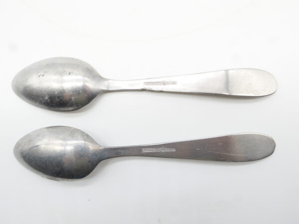 2 Teelöffel der Luftwaffe - Edelstahl - Bodenfund - Löffel – Bild 4