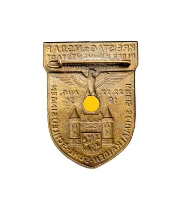 Abzeichen - Kreistag der NSDAP - In der Konventstadt Schmalkalden - Suhl - Schleusingen - 22.-23. Aug. 1936 – Bild 2
