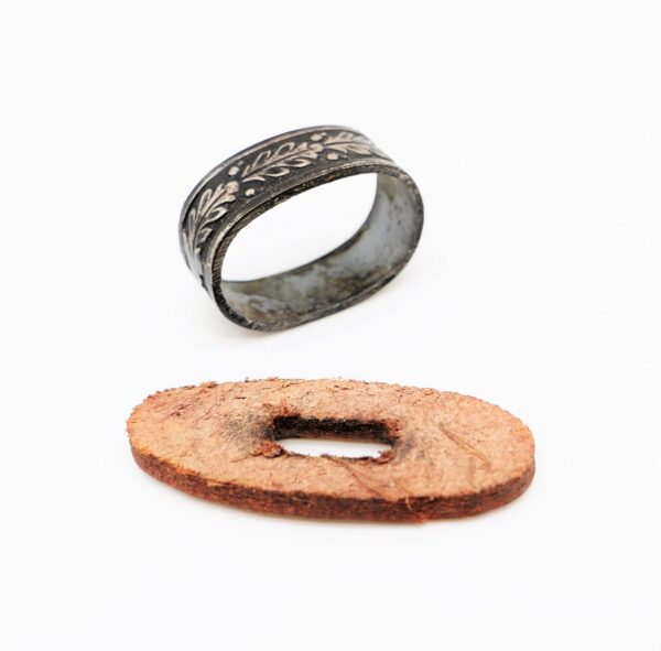 Ring für den Griff eines Heeres Offiziersdolch (HOD) und Stoßleder – Bild 2