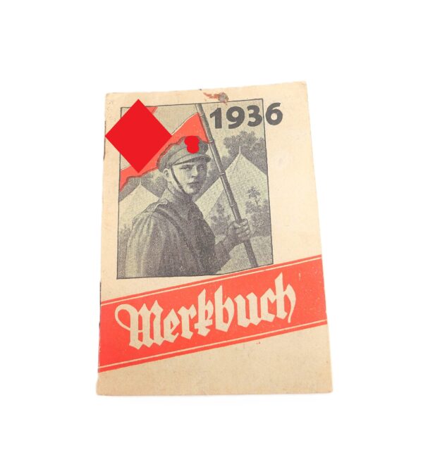 HJ (Hitlerjugend) - Merkbuch 1936 - Gestiftet von der BIOX-ULTRA Fabrik Max Elbe A. G. Dresden