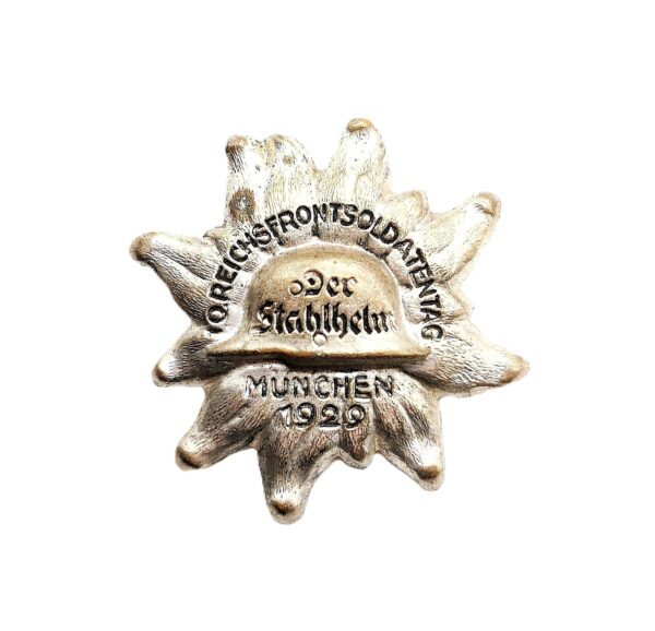 Abzeichen – 10. Reichsfrontsoldatentag – München 1929 – Stahlhelmbund