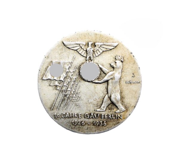 Abzeichen - 10 Jahre Gau Berlin 1926-1936 - Hersteller L. CHR. LAUER, NÜRNBERG - BERLIN