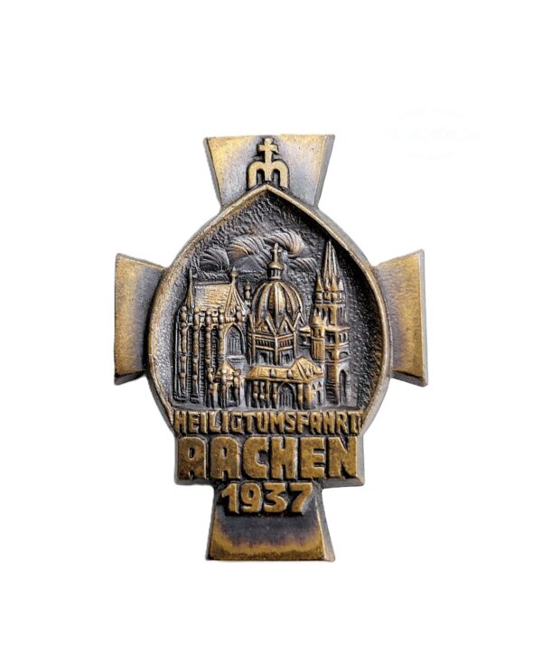 Abzeichen - Heiligtumsfahrt Aachen 1937