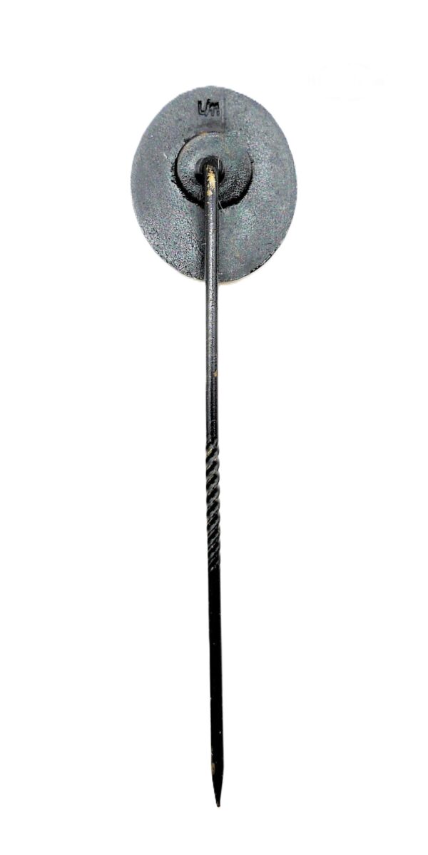 17 mm Miniatur zum Verwundetenabzeichen Schwarz – Hersteller L/11 (Wilhelm Deumer, Lüdenscheid) - VWA – Bild 2