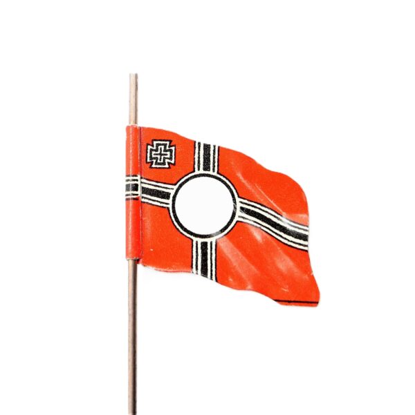 Kleine Reichskriegsflagge für Fahnenträger - Fahne - Ersatzteil für Elastolin Figuren – Bild 2