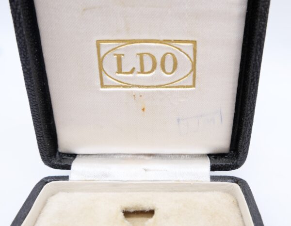 LDO Verleihungsetui mit rechteckigen Drücker – L/21 (Förster & Barth, Pforzheim) Stempel - Etui - EK – Bild 2