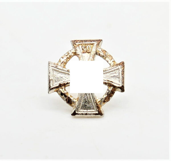 9 mm Auflage für die Feldspange - Zum Treudienst Ehrenzeichen für 50 Jahre - Selten