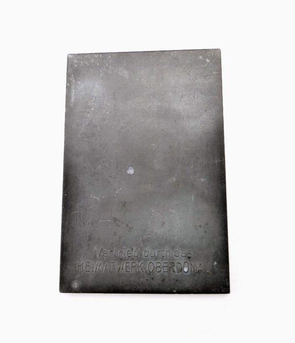 Plakette - Gedenkplakette - Anton Bruckner - Das Brucknerland Oberdonau - Den Verehrern seines großen Meisters – Bild 2