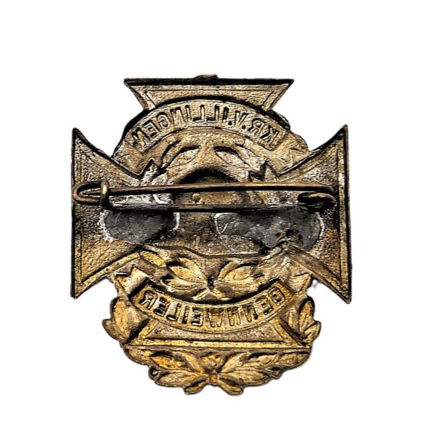 Abzeichen - Mit Stahlhelm - EK Form - KR. V. ILLINGEN - GENNWEILER - Stahlhelmbund – Bild 2