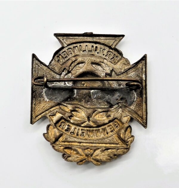 Abzeichen - Mit Stahlhelm - EK Form - KR. V. ILLINGEN - GENNWEILER - Stahlhelmbund – Bild 2