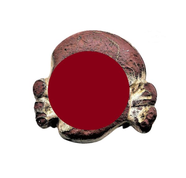 Totenkopf für die Schirmmütze der SS – Hersteller M1/52 (Deschler & Sohn, München) - Cupal - Bodenfund
