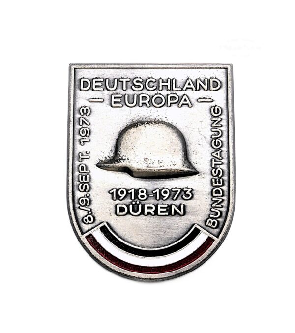 Abzeichen – Der Stahlhelm – Stahlhelmbund 1918-1973 – Bundestagung Düren 8./9. Sept. 1973 - Hersteller Hoffstätter, Bonn