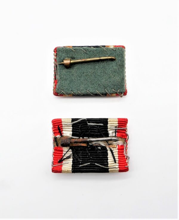 2 x Feldspange zum Kriegsverdienstkreuz 2. Klasse – KVK - Mit und ohne Schwerter Auflage – Bild 2