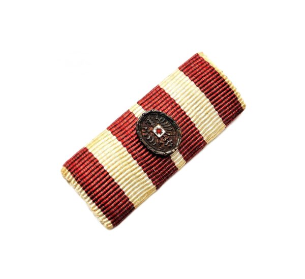 Feldspange - Österreich - Rotes Kreuz mit der Auflage zur Verdienstmedaille in Bronze - Bandspange