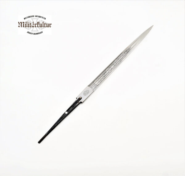 Klinge eines Kriegsmarinedolch – Marinedolch – Hersteller Paul Weyersberg & Co., Solingen – MOD
