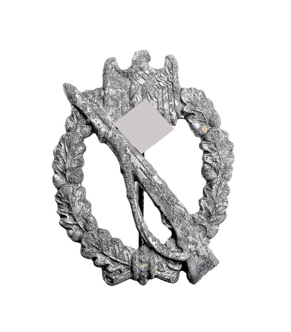 Infanterie Sturmabzeichen Silber – Hersteller W. H. (Wilhelm Hobacher, Wien) – ISA – Bodenfund