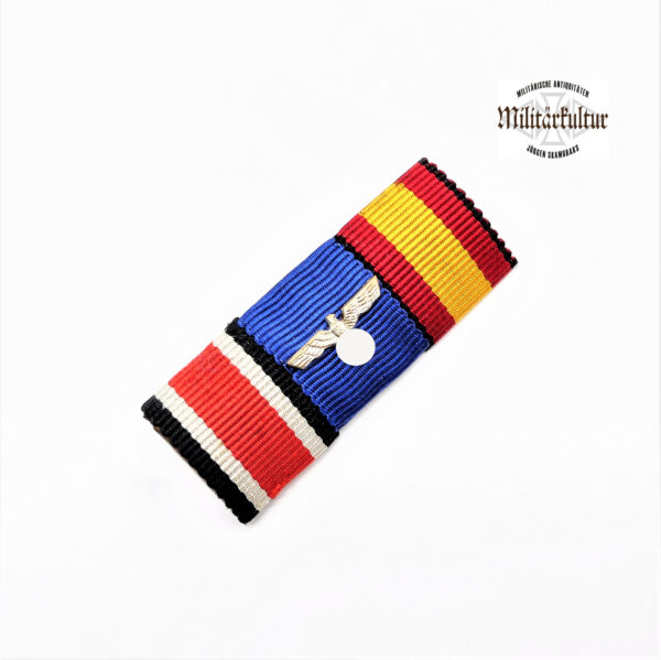 Feldspange – Eisernes Kreuz – Dienstauszeichnung – Erinnerungsmedaille Spanien – Legion Condor - EK - DA