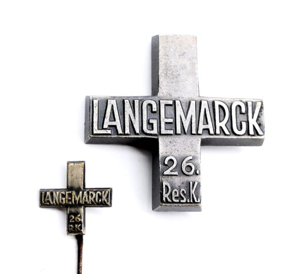 Langemarck Kreuz - Mit der 16 mm Miniatur – Bild 2