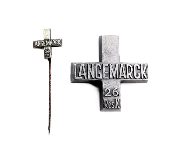 Langemarck Kreuz - Mit der 16 mm Miniatur
