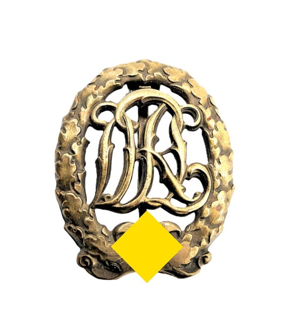 Reichssportabzeichen – DRL Sportabzeichen Bronze - Hersteller Ferd. Wagner - D.R.G.M. 35269