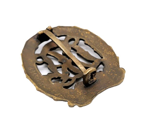 Reichssportabzeichen – DRL Sportabzeichen Bronze - Hersteller Ferd. Wagner - D.R.G.M. 35269 – Bild 4
