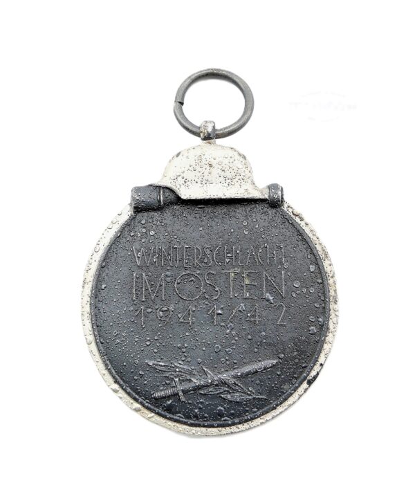 Medaille Winterschlacht im Osten 1941/42 – Hersteller 100 (Rudolf Wächtler & Lange, Mittweida) – Mit Verleihungstüte - WIO – Bild 3