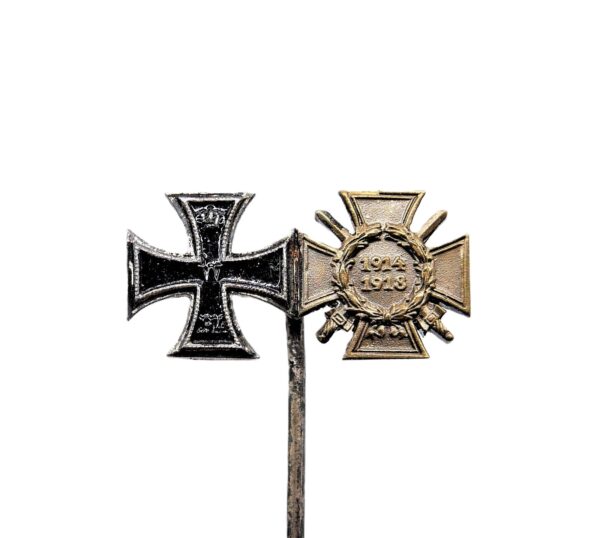 9 mm Miniatur Ordensspange – Eisernes Kreuz 2. Klasse – Ehrenkreuz für Frontkämpfer – EK - FEK