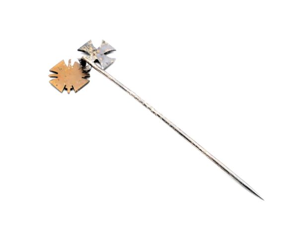 9 mm Miniatur Ordensspange – Eisernes Kreuz 2. Klasse – Ehrenkreuz für Frontkämpfer – EK - FEK – Bild 2