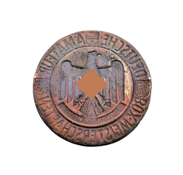 Plakette – Deutsche Amateur Box Meisterschaft 1941 – Görlitz – Breslau – Liegnitz – Boxen - Sport – Bild 2