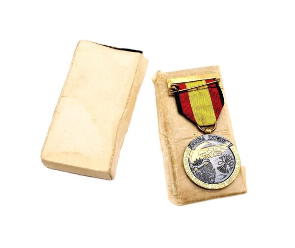 Spanien – Erinnerungsmedaille an den Bürgerkrieg 1936-39 – Medalla de la Campaña – Mit dem orginal Papier und der Schachtel – Legion Condor – Bild 2