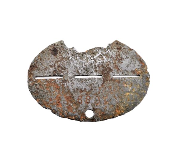 Erkennungsmarke 3./SS Totenkopf - Ersatz Btl. - EKM - Dogs Tag - Bodenfund – Bild 3