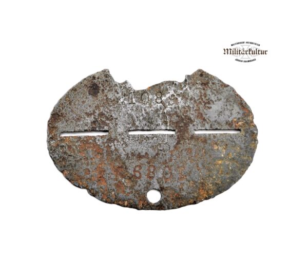 Erkennungsmarke 3./SS Totenkopf - Ersatz Btl. - EKM - Dogs Tag - Bodenfund – Bild 3
