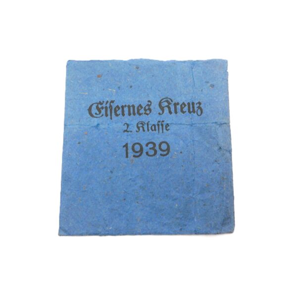 Eisernes Kreuz 2. Klasse 1939 mit Verleihungstüte – Hersteller 98 (Rudolf Souval, Wien) – EK – Bild 5