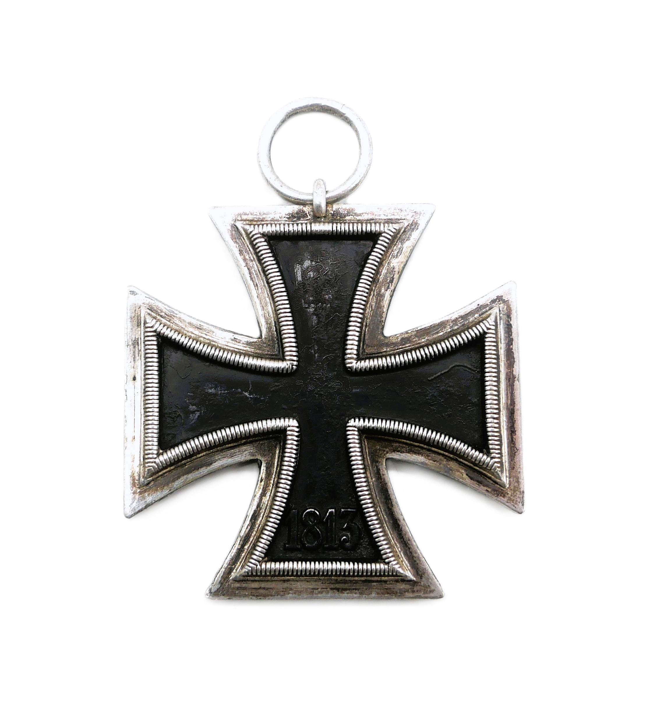 Eisernes Kreuz 2. Klasse 1939 – Hersteller 24 (Arbeitsgemeinschaft der Hanauer Plakettenhersteller, Hanau am Main) – Mit Zusatzpunze WB – EK – Bild 2