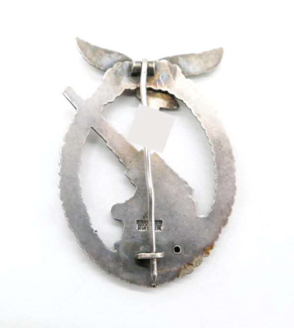 Flakkampfabzeichen der Luftwaffe – Hersteller Gustav Brehmer, Markneukirchen - FKA – Bild 2