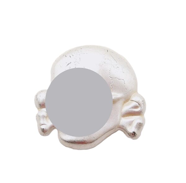 Totenkopf für die Schirmmütze der SS – Unmarkierter Deschler - Skull