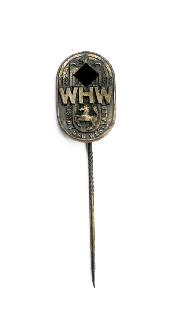 Abzeichen - WHW (Winterhilfswerk) - D. SCH. V. - Gau Westfalen 1938 – Bild 2