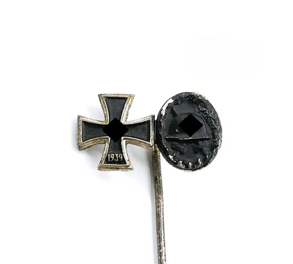 Kleine Ordensspange – 9 mm Miniatur – Eisernes Kreuz 1939 – Verwundetenabzeichen – EK – VWA