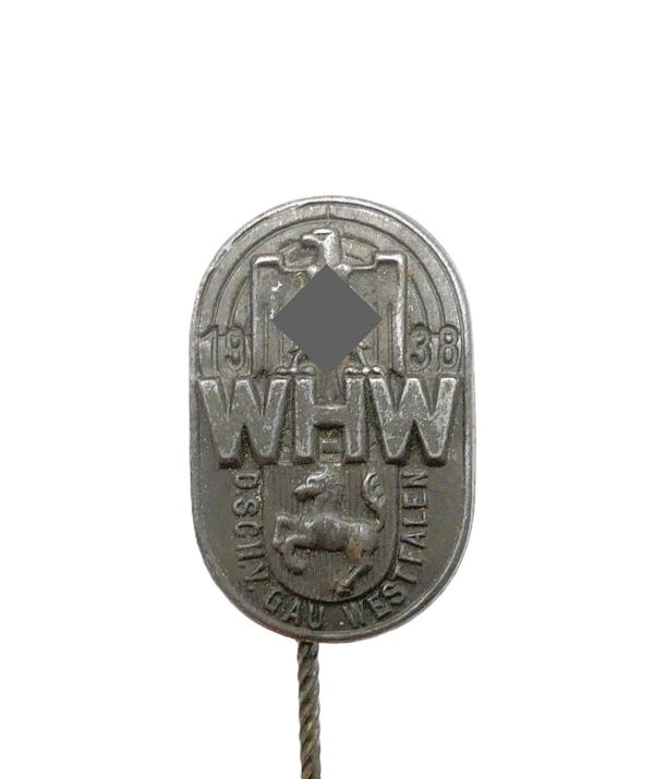 Abzeichen – WHW (Winterhilfswerk) – D. SCH. V. – Gau Westfalen 1938