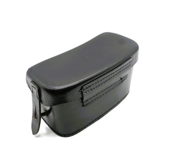 Tasche - Deutsches Rotes Kreuz (DRK) - Gürteltasche - Leder schwarz - Sanitätslager Babelsberg 64 - Sanitäter
