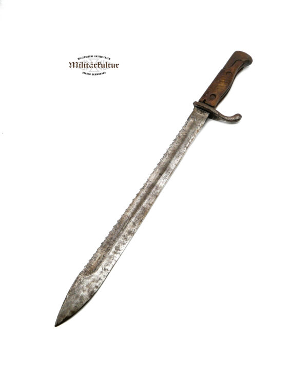 Bajonett 98/05 mit Sägerücken - Seitengewehr
