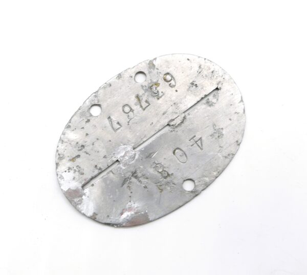 Codierte Erkennungsmarke 63767 – 9. / Funkhorch / Luftnachrichten Regiment 40 – Luftwaffe - EKM – Dogs Tag – Bodenfund – Bild 3