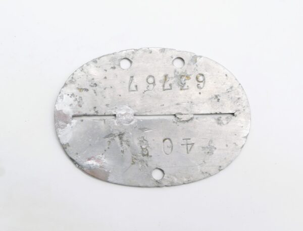 Codierte Erkennungsmarke 63767 – 9. / Funkhorch / Luftnachrichten Regiment 40 – Luftwaffe - EKM – Dogs Tag – Bodenfund – Bild 4