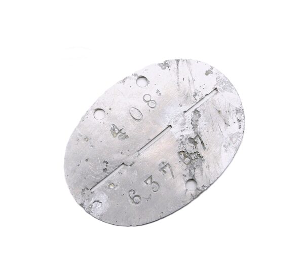 Codierte Erkennungsmarke 63767 – 9. / Funkhorch / Luftnachrichten Regiment 40 – Luftwaffe - EKM – Dogs Tag – Bodenfund – Bild 3