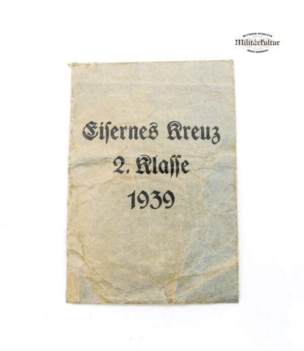 Eisernes Kreuz 2. Klasse 1939 – Hersteller 11 (Grossmann & Co., Wien) – Mit der kleinen Verleihungstüte - EK – Bild 5
