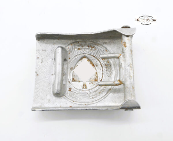 RAD (Reichsarbeitsdienst) Koppelschloss - Aluminium - Hersteller FLL (Friedrich Linden, Lüdenscheid) – Bild 3