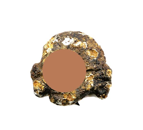 Totenkopf für die Schirmmütze der SS – Hersteller 499/41 (Fritz Zimmermann, Pforzheim) – Skull - Bodenfund