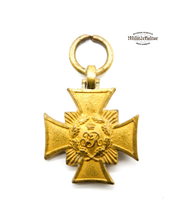 Sachsen - 16 mm Miniatur zum Kriegs- Erinnerungskreuz für den Feldzug 1866