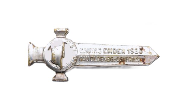 Abzeichen – Stahlhelmbund – N.S.D. F.B.St. Stahlhelm Gautag Emden 1935 Gau Oldenburg-Ostfriesland - SHB – Bild 3